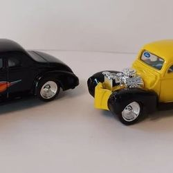 2 Imperial Toys 1940 Ford Hot Rod Coupe die cast cars 1: 64 scale