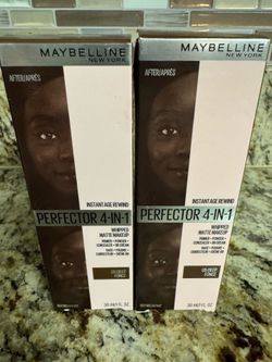 TWO (2) Brand New Maybelline Instant Age Rewind Instant Perfector 4-In-1 Matte Makeup, 05 Deep