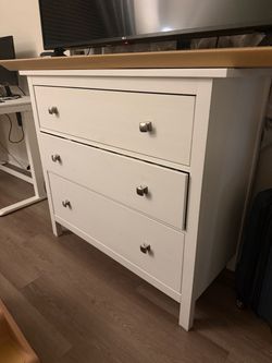 IKEA Hemnes 3-Drawer Dresser White