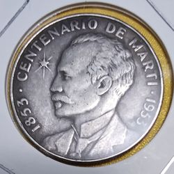 50 Centavos 1953 Cuba Silver