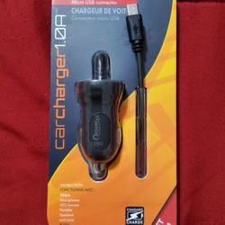 Car Charger With Micro USB Connector NEW  