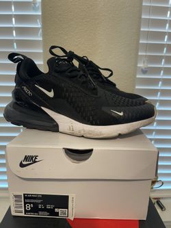 Nike Air Max 270 Black White Worn Size 8.5 Woman's