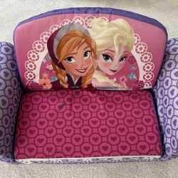 Children's 2-in-1 Flip Open Foam Sofa- Frozen