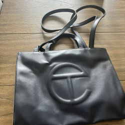 Telfar Medium Navy Shopping Bag – Excellent Condition!