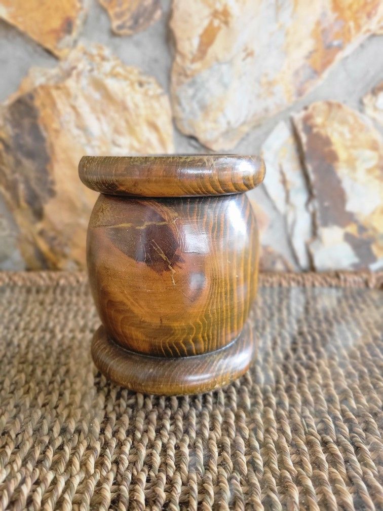 American Wood Crafted Candle Holder