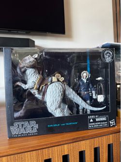 Star Wars Black Series Han Solo and Tauntaun Deluxe Box Set (Blue Line) - NIB