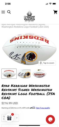 Signed Washington Redskins Football
