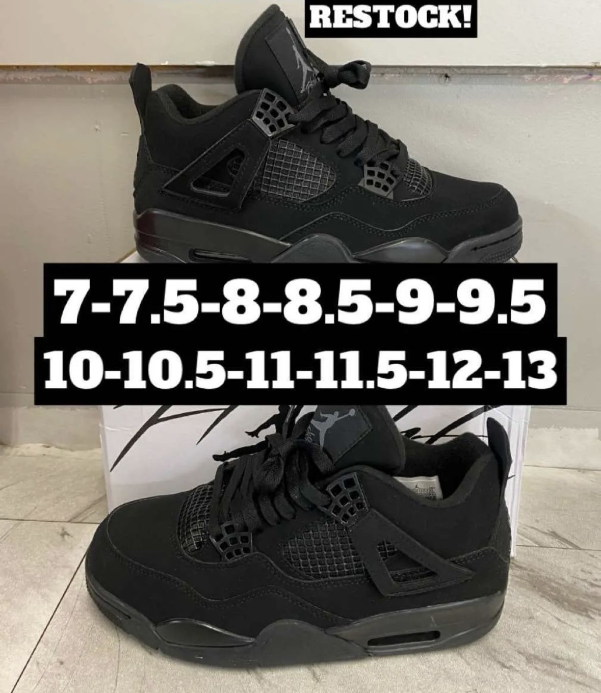 Jordan 4 Black Cats