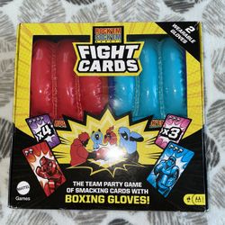 Mattel Games Rock 'Em Sock 'Em Robots Fight Cards Card Game