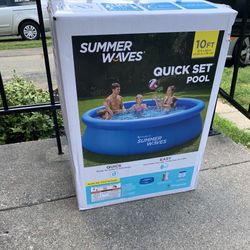 Summer waves quick set pool 10ft 2025