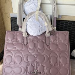Coach CY672 Maggie Tote Bag jasmine NWT