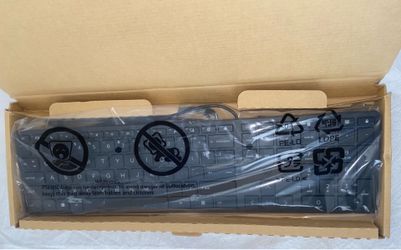 NEW—HP Smart 320K Slim Wired QWERTY Keyboard (L96909-001)