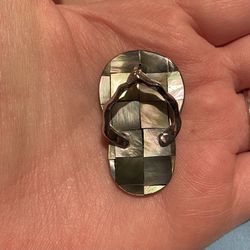 Mother of Pearl Sandal Pendant 