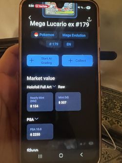 Pokemon mega lucario Ex