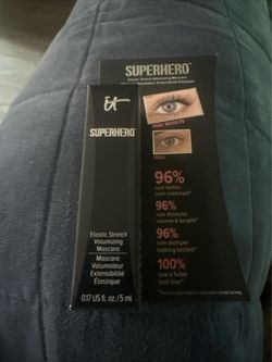 It Cosmetics Superhero Elastic Stretch Volumizing Mascara -0.17 oz - Super Black
