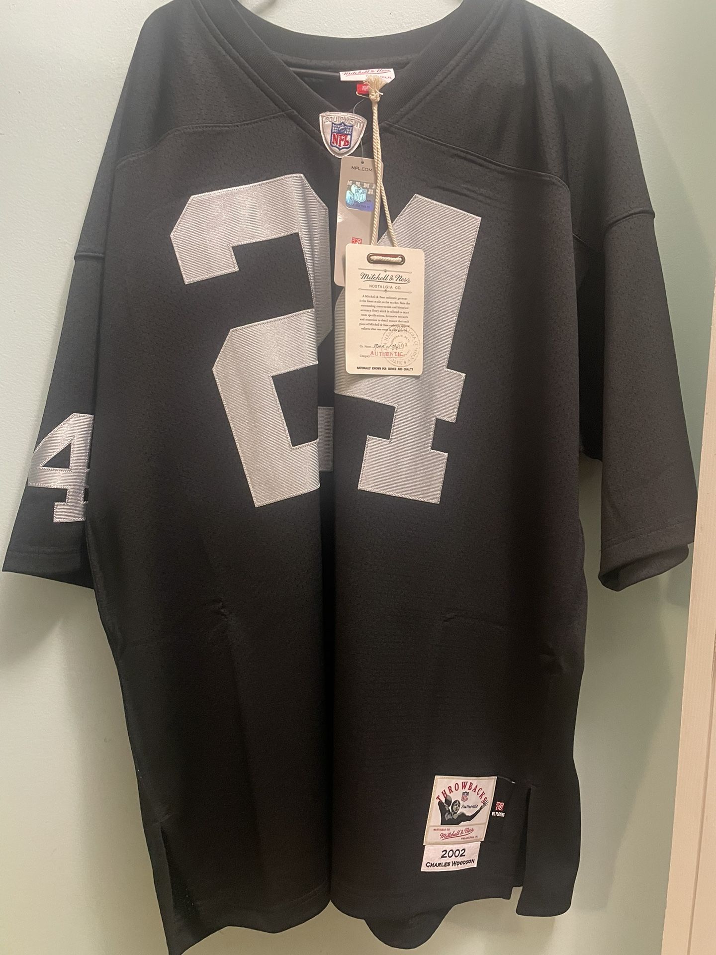 Charles Woodson Throwback Raiders Jersey