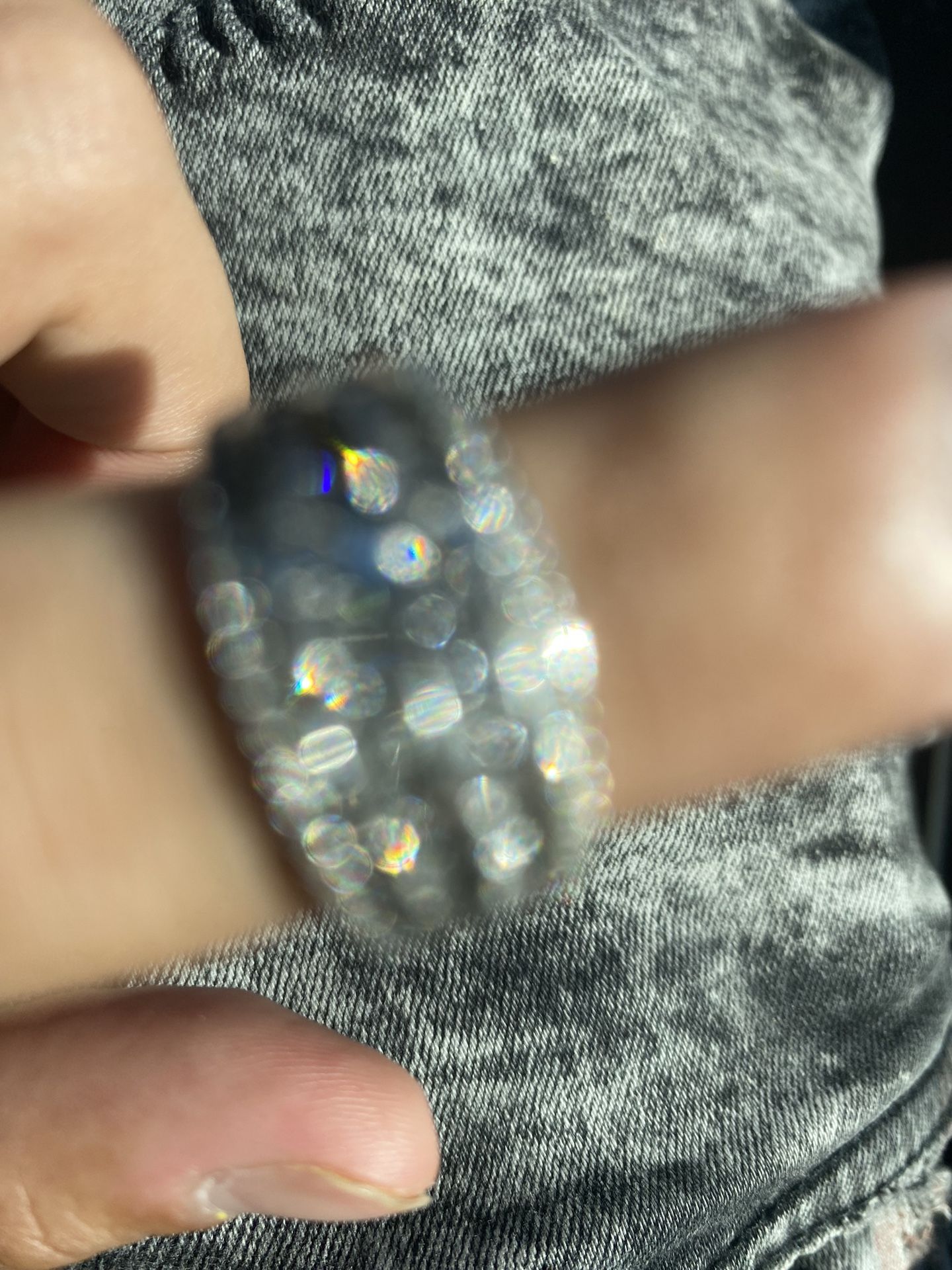 Real Dimonds Pinky Ring