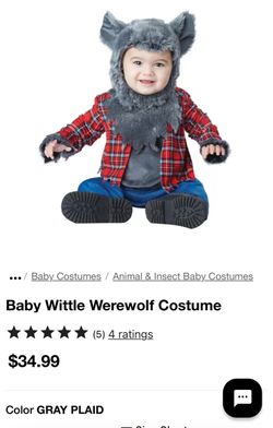 Baby Werewolf Costume - 12m - Spirit Halloween