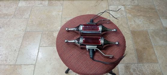 Ron Finch pawn vintage motorcycle tail lights