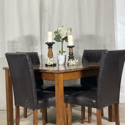 Square Dining Table With 4 Chairs ASHLEY FURNITURE 