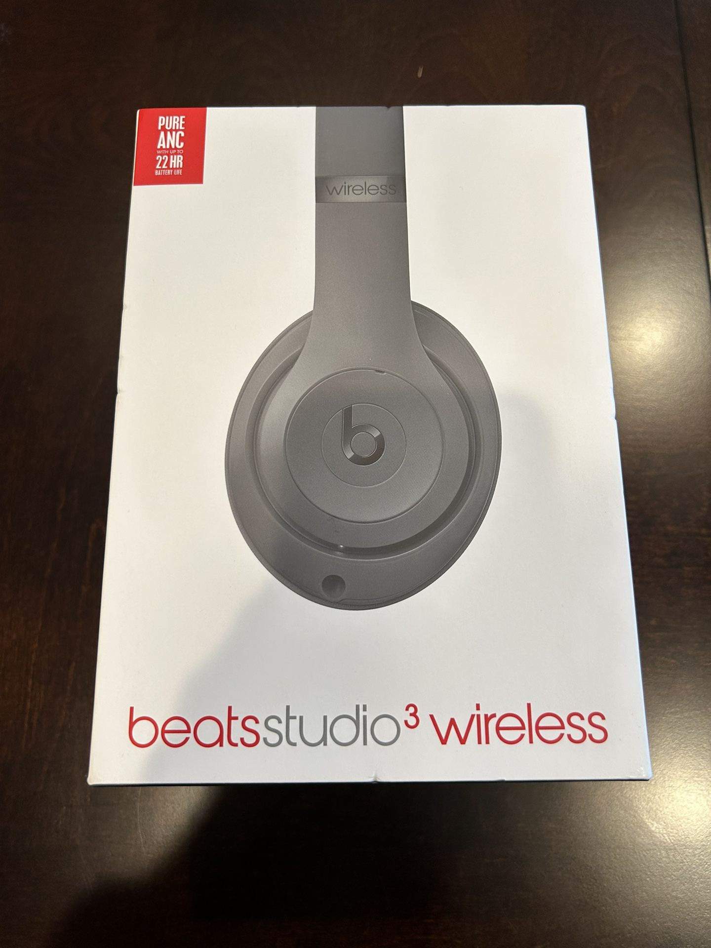 GREAT DEAL On Like-New Beats Studio 3 Wireless Bluetooth Headset With Box And Cables, Gray