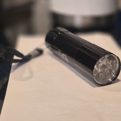 UV Flashlight- great for travel, detect hidden stuff