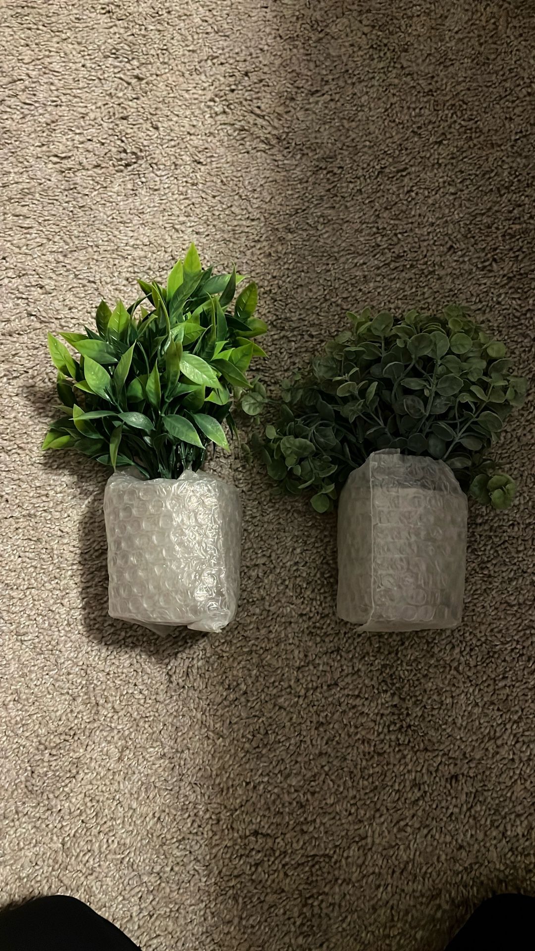 2 New Fake Plants 