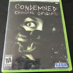 $15 Condemned Criminal origins Xbox 360