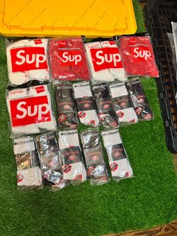 Supreme x Hanes and Chrome Hearts Socks Bundle