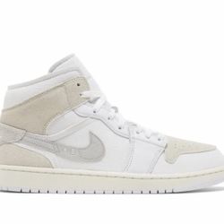 Jordan Air Jordan 1 Mid SE Craft Lace-Up Sneakers