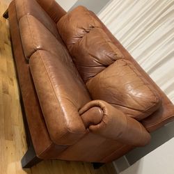 Macy’s Leather Sofa