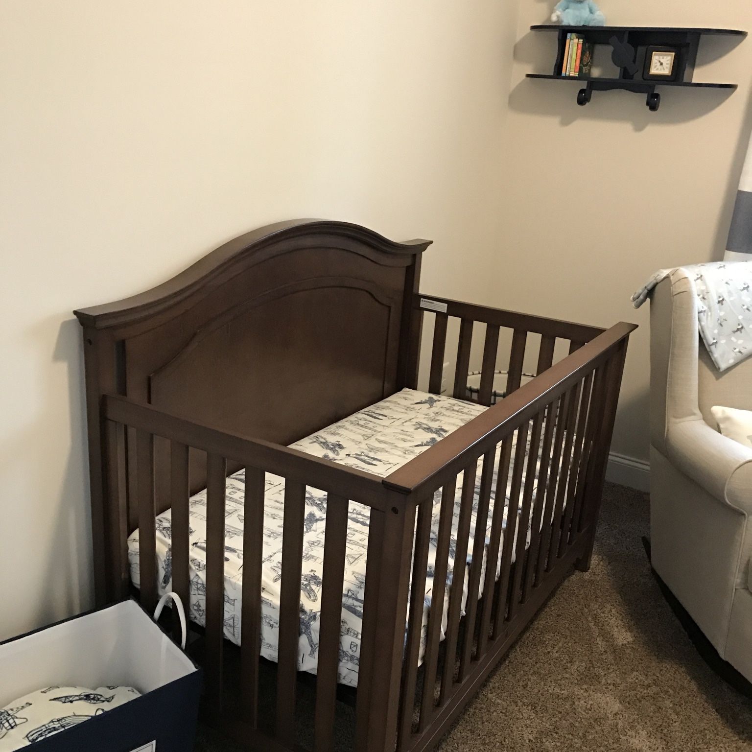 Eddie Bauer Hayworth 4 In 1 Crib And Bed Weathered Walnut for Sale in Winter Garden FL OfferUp