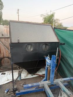 Sandblasting cabinet
