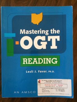 OGT READING PREPARATION BOOK