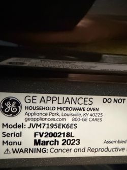 GE microwave