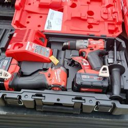 Milwaukee Hammerdrill And Impact Driver