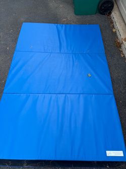 6’x4’ Fun and Function blue gym gymnastics mat EUC