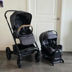 Nuna Mixx Next Stroller Bundle With Car Seat And Adapter