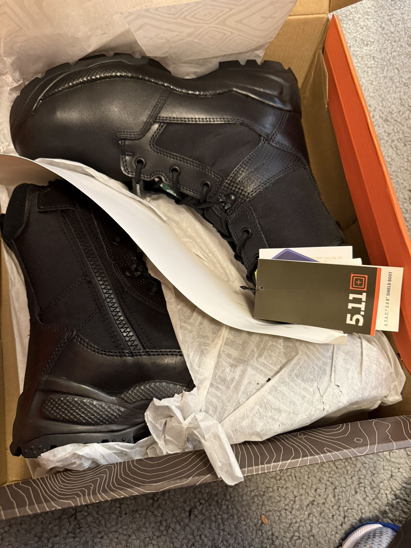 Brand New 5.11 Tactical Boots. Mens Size 10.