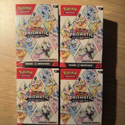 Pokemon Prismatic Evolutions Booster Bundle