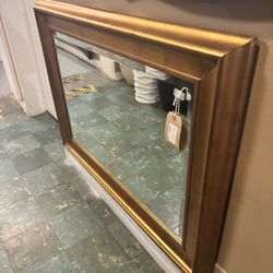 MIRROR Gold / Bronze frame Mirror - SKU: 9TC39J