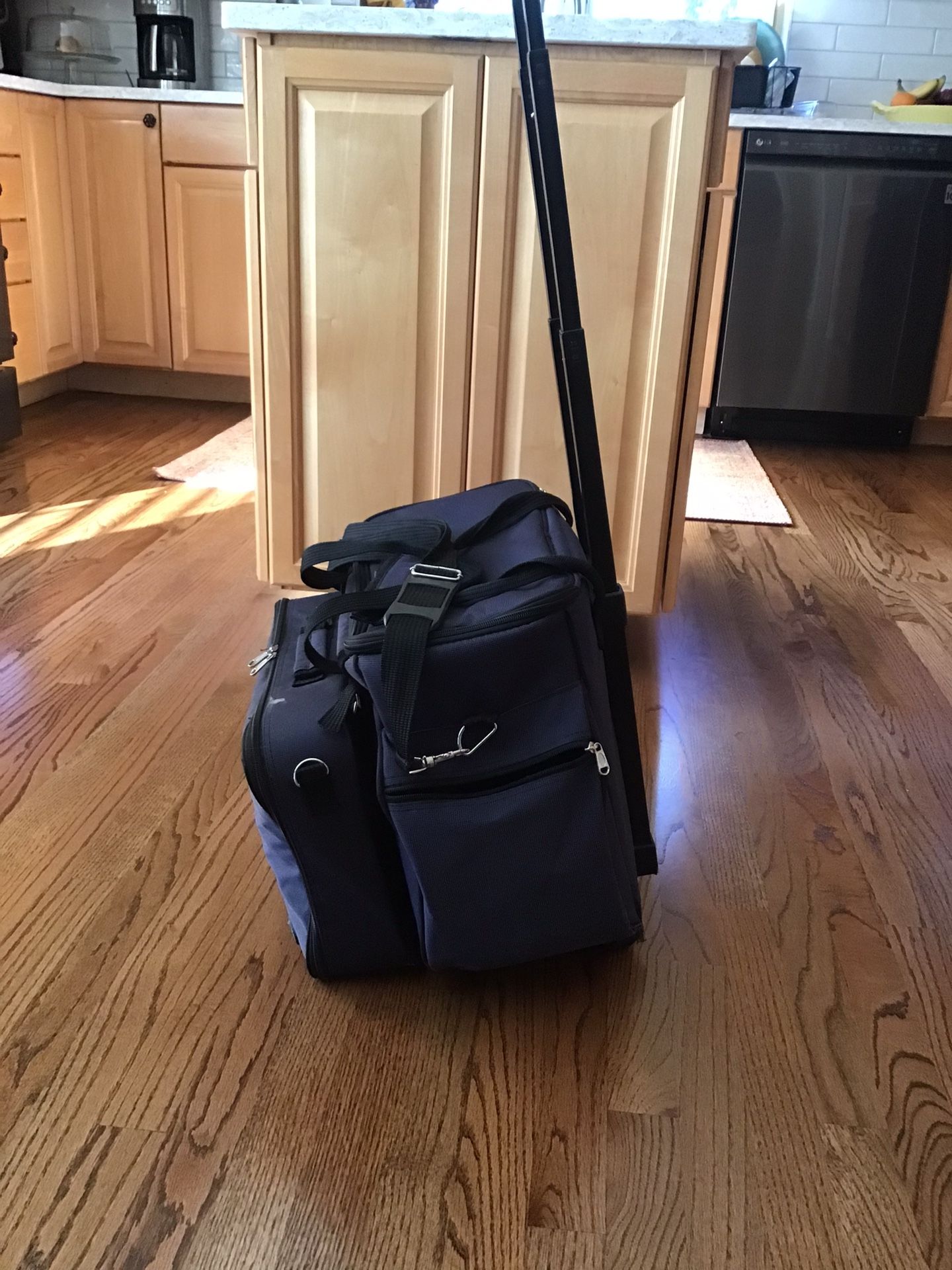 Picnic Roller Bag Kit With Built-in  + Roll up Table