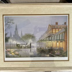 “Cafe’ In The Vieux Carre” By James Hussey