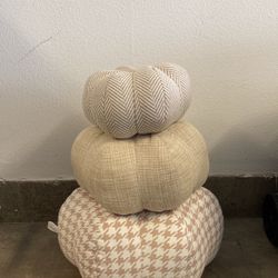 Stuffed Pumpkin Fall Decor