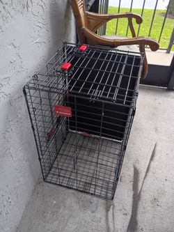 Med size dog cage