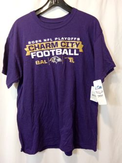 NWT! 2024 Baltimore Ravens NFL Playoff T-Shirt...Charm City