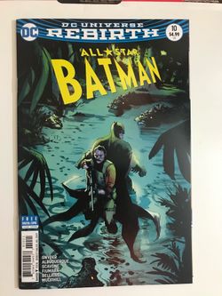 All Star Batman #10 b DC Comics (2017) NM Variant 1st Print Comic Book