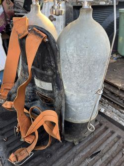 Scuba Tanks With 2 Tank Back Pack Carrier,sports way Inc