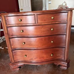 Antique Dresser- Cherry Wood Solid
