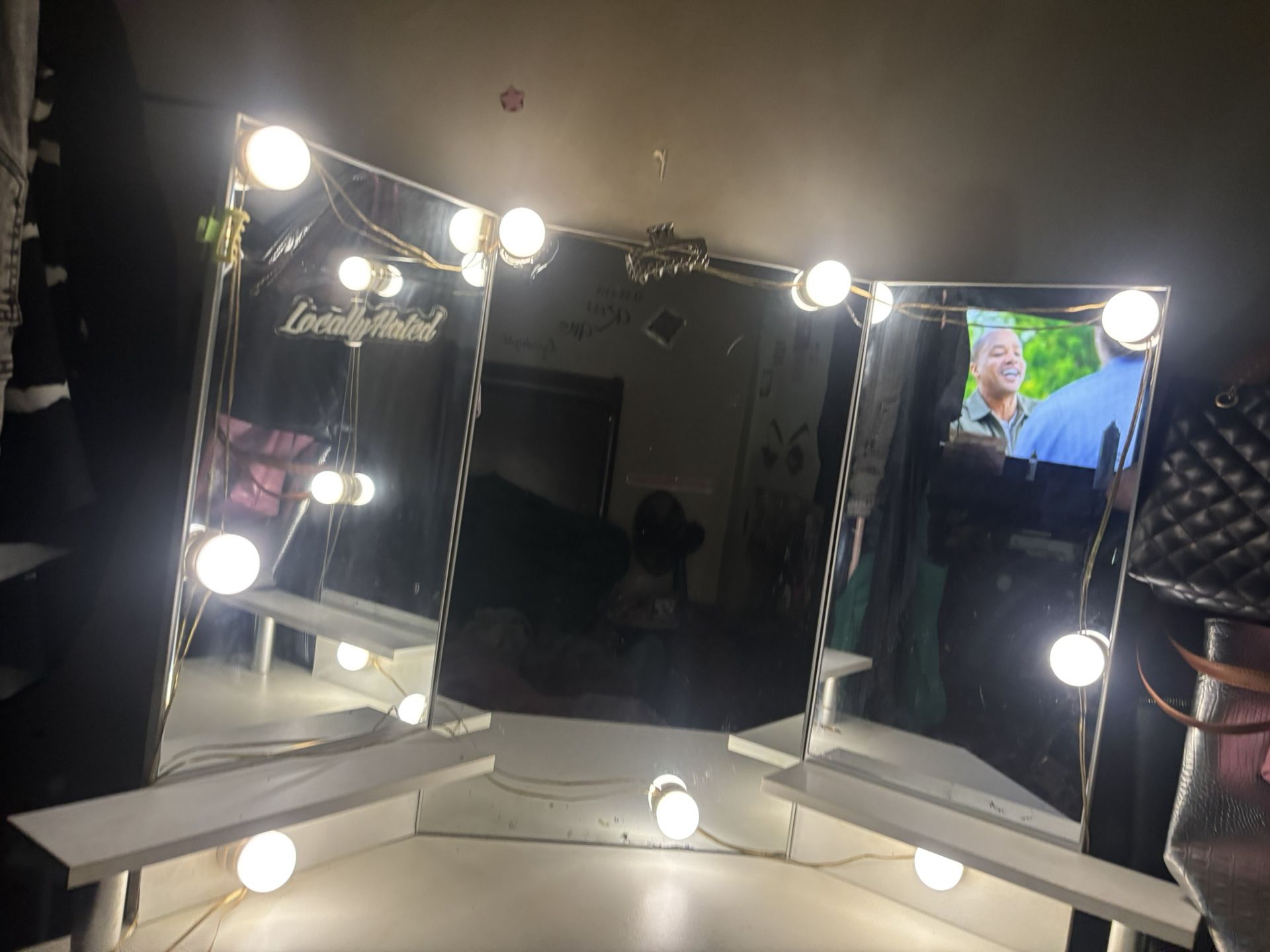 Vanity Set With Lights 10 Different Modes And Stool